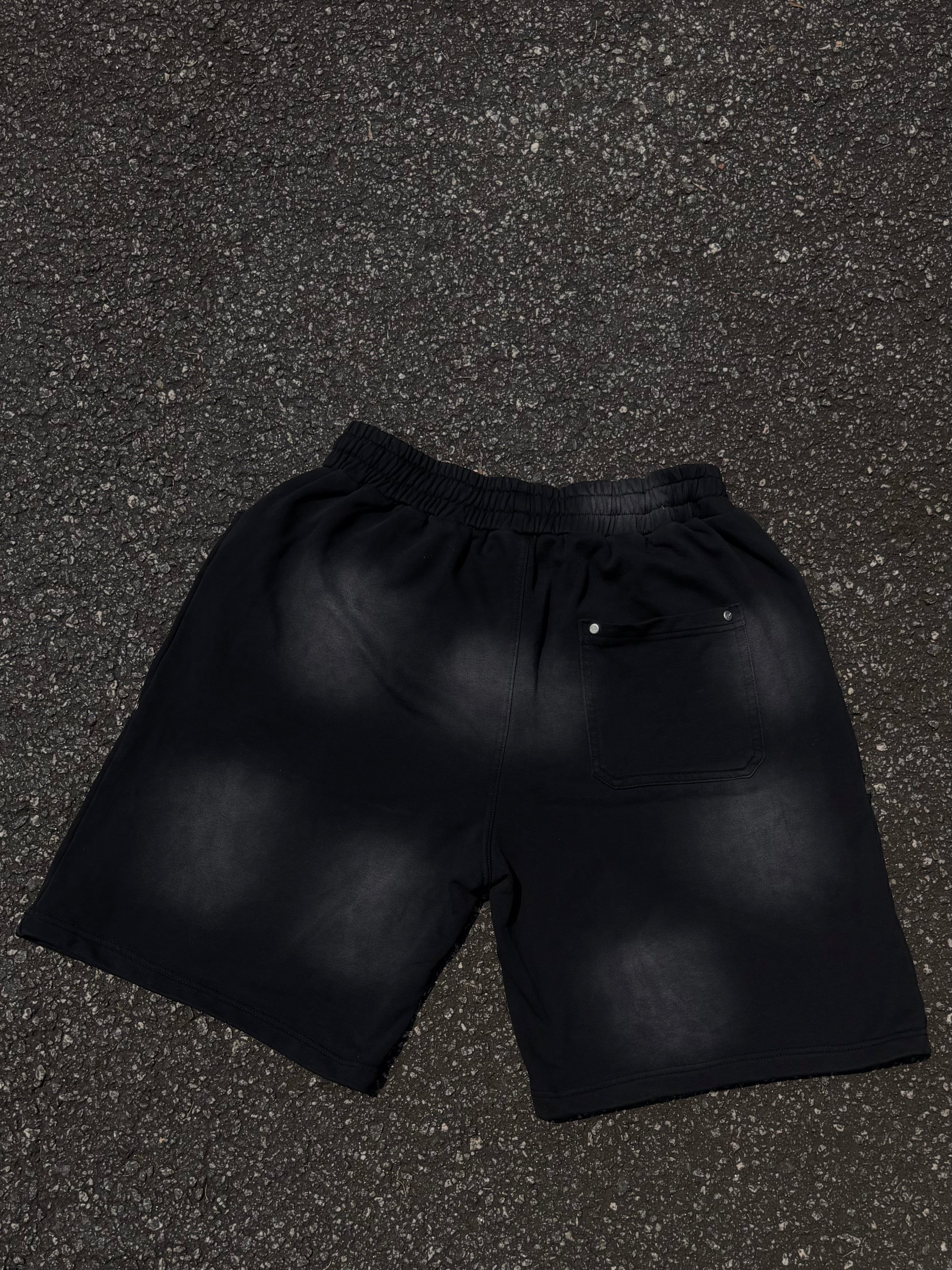 Fame embellished shorts